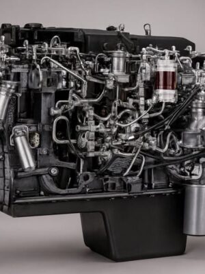 Heavy‑duty industrial engine for excavators