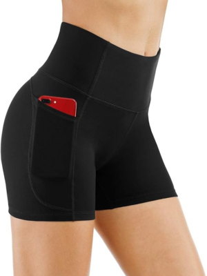 High Waist Yoga Shorts for Women's Tummy Control Tights