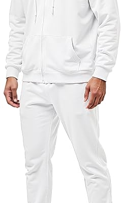 Men's 2 Piece Set Hoodie Casual Tracksuits Sweatsuit Full Zip Long