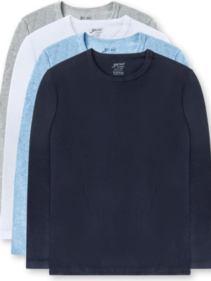 Brix Boys Long Sleeve Shirts 4 Pack