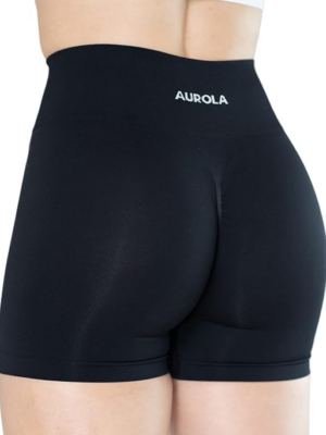 Tie Dye Workout Shorts for Women Seamless Scrunch Soft Active Tights