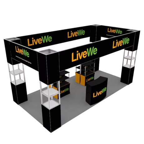 10x20ft Tradeshow Promote Booth