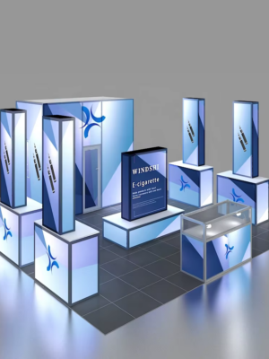 20x20 LED Backlit Display Booth New Design Portable Expo