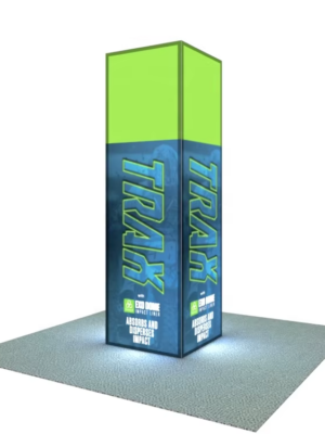 10ft Aluminum Frame Trade Show Pillar Tower