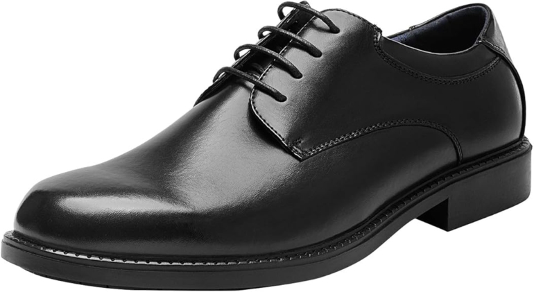 Bruno Marc Men’s Business Lace-Up Leather shoes with Oxford Lining