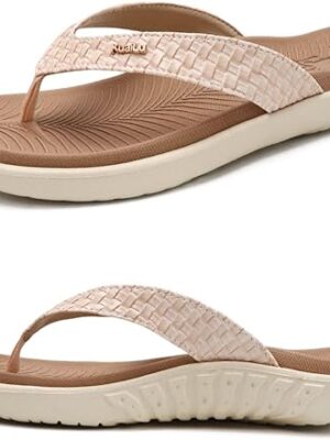 Womens Flip Flops Ladies Yoga Mat Comfortable Walking Thong Sandals