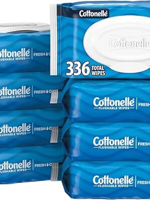 Fresh Feel Flushable Wet Wipes Adult