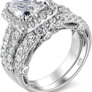 Engagement Rings for Women Sterling Silver