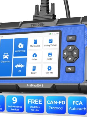 OBD2 Scanner, Diagnostic Tool, ABS SRS Transmission Engine Code Reader
