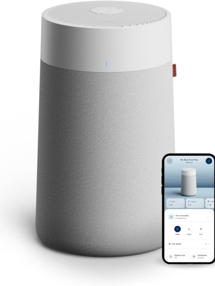 BLUEAIR Air Purifiers for Medium Rooms, Bedroom, Kitchen, Cleans