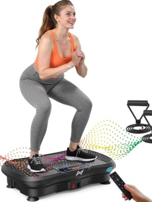 Machine Vibrating Shaking Full Body Shaker Workout Vibrate Stand Shake Board Sport Gym
