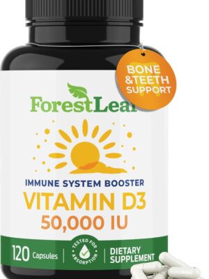 ForestLeaf Vitamin D3 50,000 IU | VIT D - Kosher