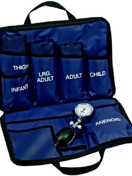 LINE2design Blood Pressure Aneroid Kit System - EMS Emergency Portable Travel Size First Aid