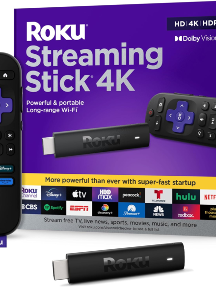 Roku Streaming Stick 4K - HDR & Dolby Vision