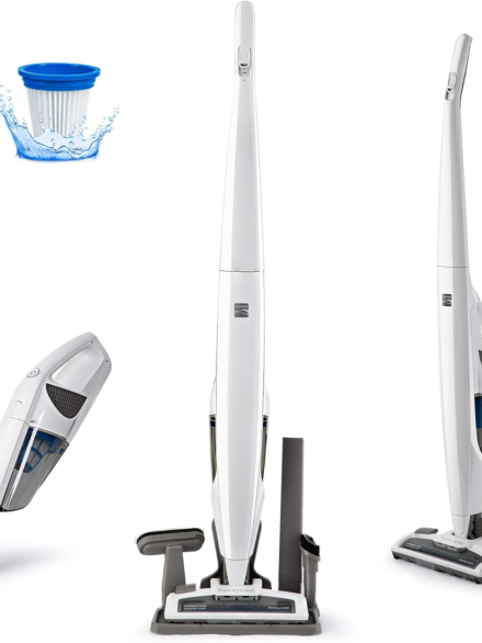 Kenmore DS1030 Cordless Stick Vacuum Lightweight Cleaner 2-Speed Power Suction LED Headlight 2-in-1