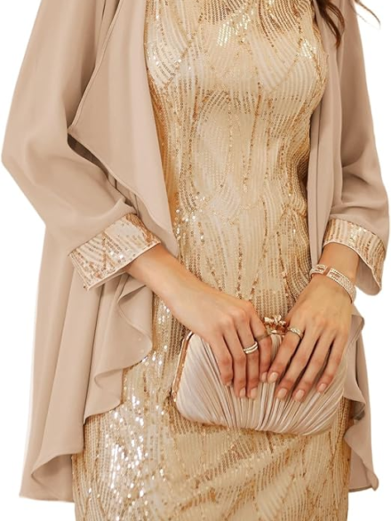 GRACE KARIN Women's Sequin Dress - Wedding Guest