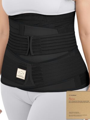 3 in 1 Postpartum Belly Support Recovery Wrap – Postpartum Belly Band